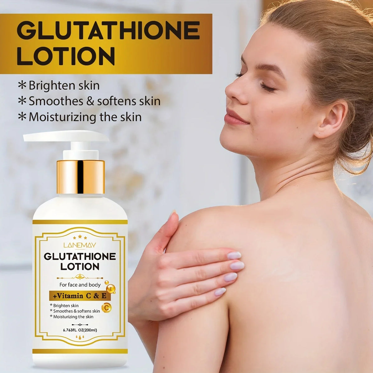 Face & Body Lotion with Vitamin C & E