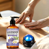 2-Pack Pure Cold Pressed Castor Oil with Massage Balls