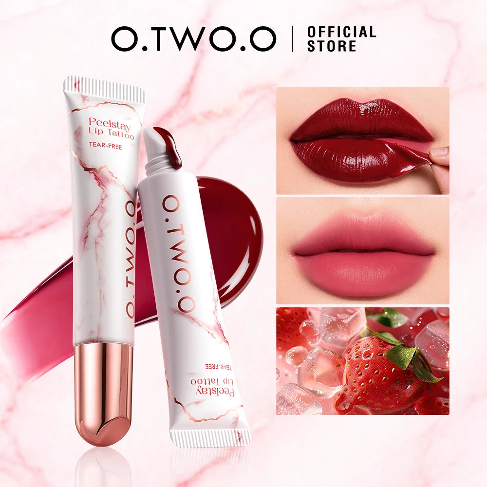 Peel-Off Lip Stain Waterproof Highly Pigmented Lip Tint