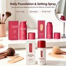 Thermal Color Changing Foundation and Matte Setting Spray Set with SPF 50