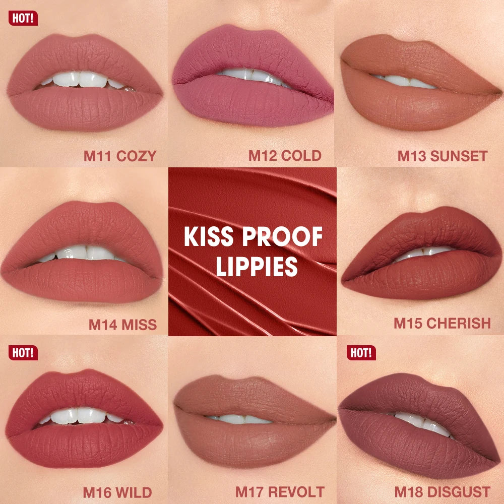 Matte Velvet Long Lasting Waterproof Lip Tint - 8 Colors
