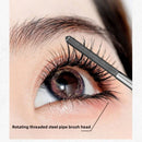 Waterproof Metal Iron Silk Fiber Mascara for Long Curling Lashes