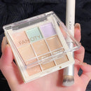 Long-Lasting 9-Color Concealer Palette for Dark Circles and Acne Marks