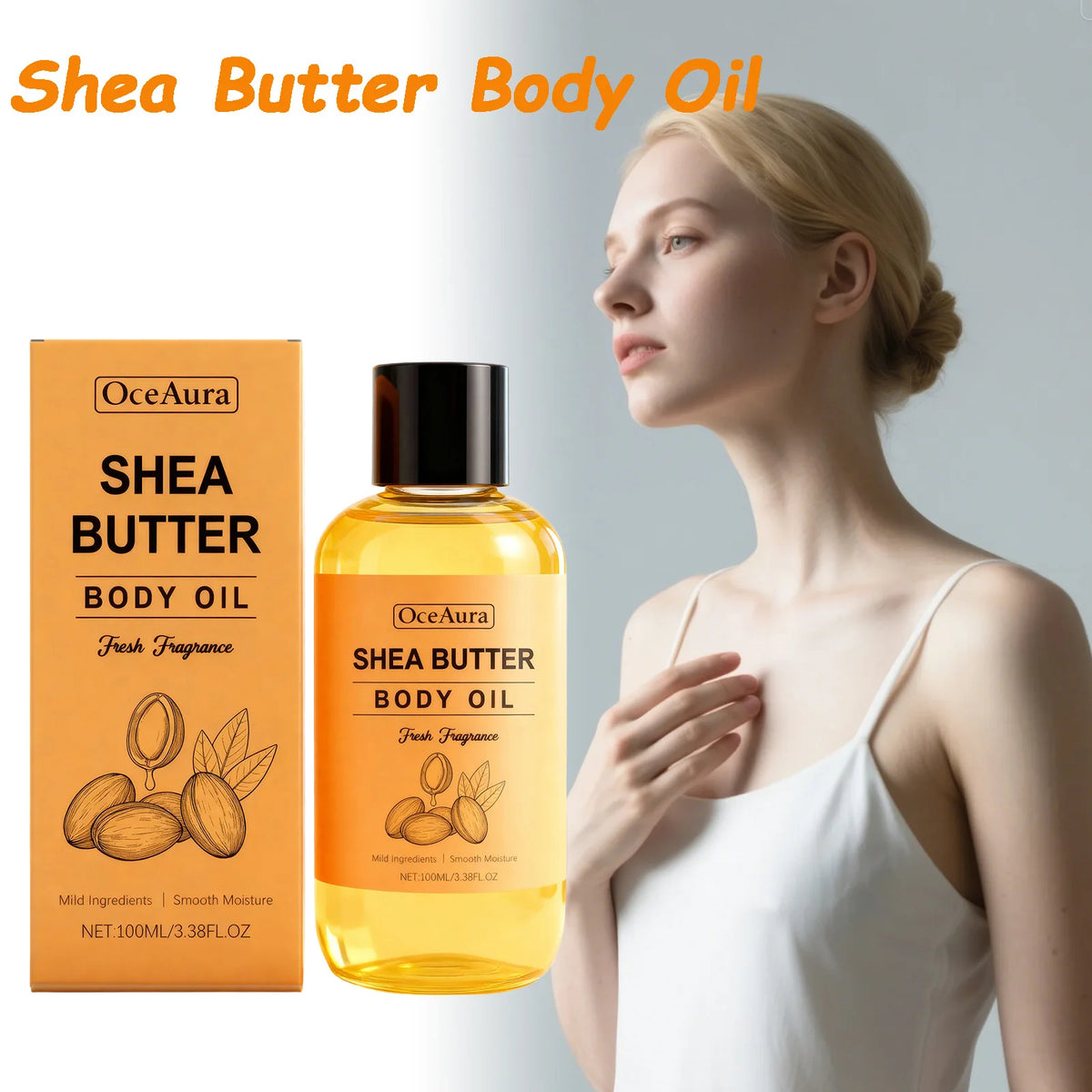 Lightweight Shea Butter Moisturizing Body Oil for Dry Skin