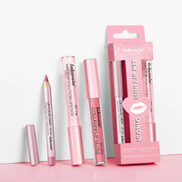 3-Piece Waterproof Matte Lipliner and Lipstick Set