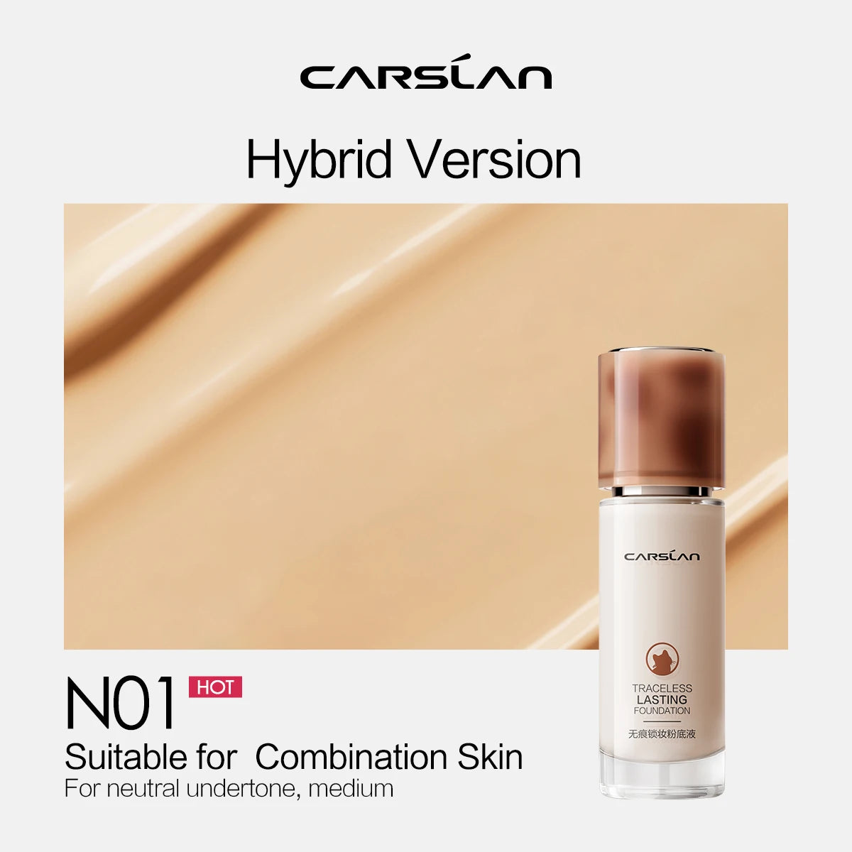Long-lasting Moisture Matte Full Coverage Liquid Foundation