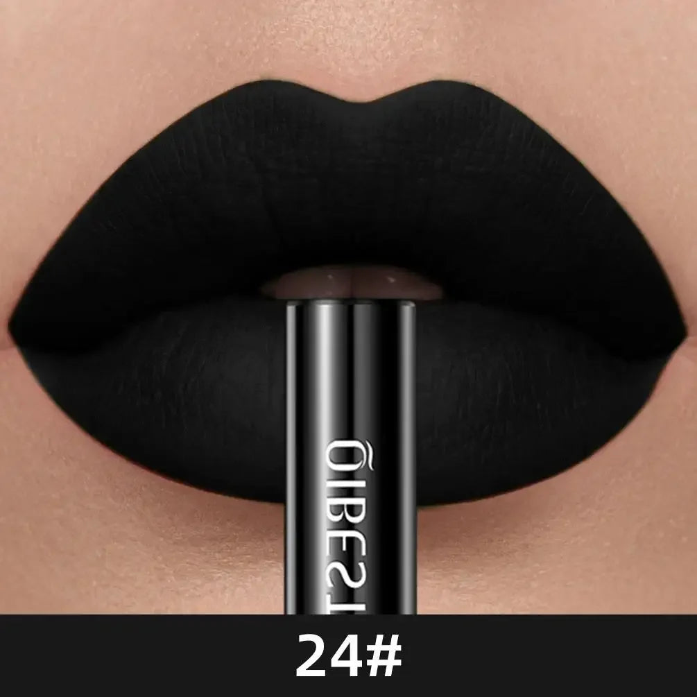 1 PC matte lipstick, non stick to cup, waterproof and long-lasting, whitening and non fading