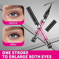 12-Pack Waterproof Long-Lasting Black Liquid Eyeliners