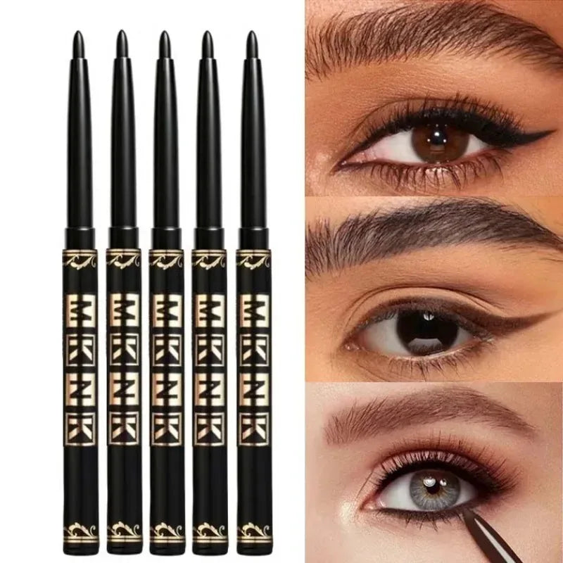 Waterproof Smudge-Proof Black Gel Eyeliner Pencil