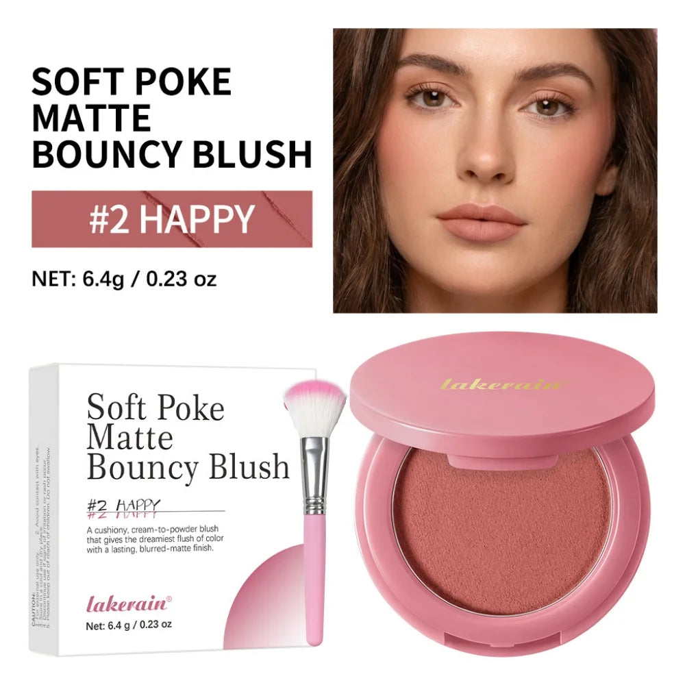 Cream-to-Powder Blush with Brush
