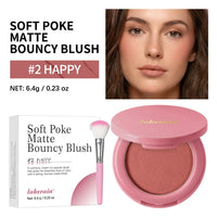 Cream-to-Powder Blush with Brush
