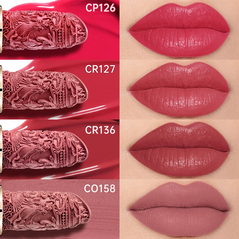 CATKIN 4-Piece Matte Carving Lipstick Set