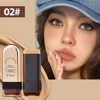 Waterproof Concealer Foundation Stick with Brush - Matte Finish
