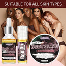 Women's Fragrance Set with Body Drops, Body Glaze, and Roll-on