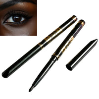 2-Piece Waterproof Smudge-Proof Eyeliner Pencils in Black and Brown