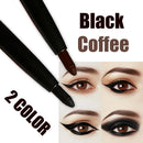 2-Piece Waterproof Smudge-Proof Eyeliner Pencils in Black and Brown