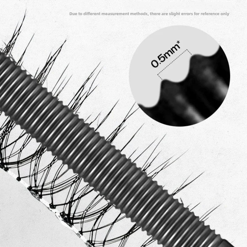 Waterproof Metal Iron Silk Fiber Mascara for Long Curling Lashes