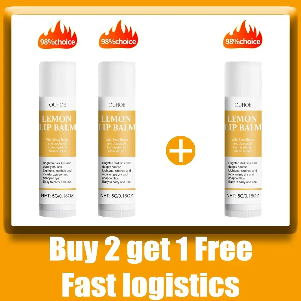Dark Lip Lightening Balm and Exfoliating Moisturizer Mask
