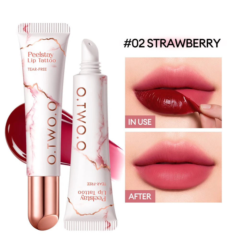 Peel-Off Lip Stain Waterproof Highly Pigmented Lip Tint