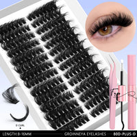 540pcs Lash Clusters Kit with Bond and Seal