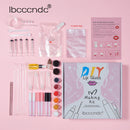 DIY Moisturizing Lip Gloss Making Kit with Glitter and Tools