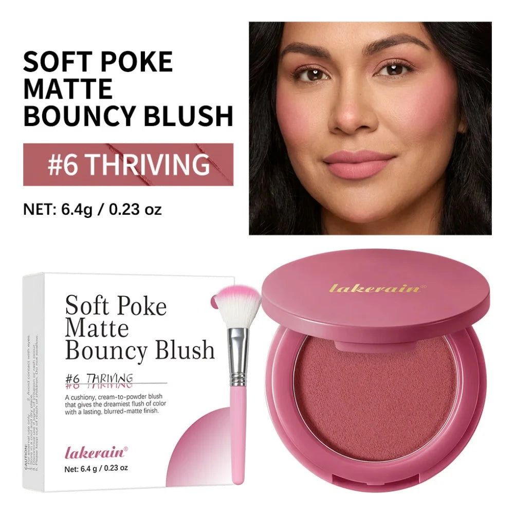Cream-to-Powder Blush with Brush