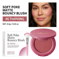 Cream-to-Powder Blush with Brush