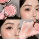 Single Color Shimmer Petal Blush and Highgloss Contouring Palette