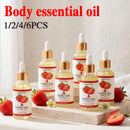 Strawberry Moisturizing Body Essential Oil with Dropper, 30ml