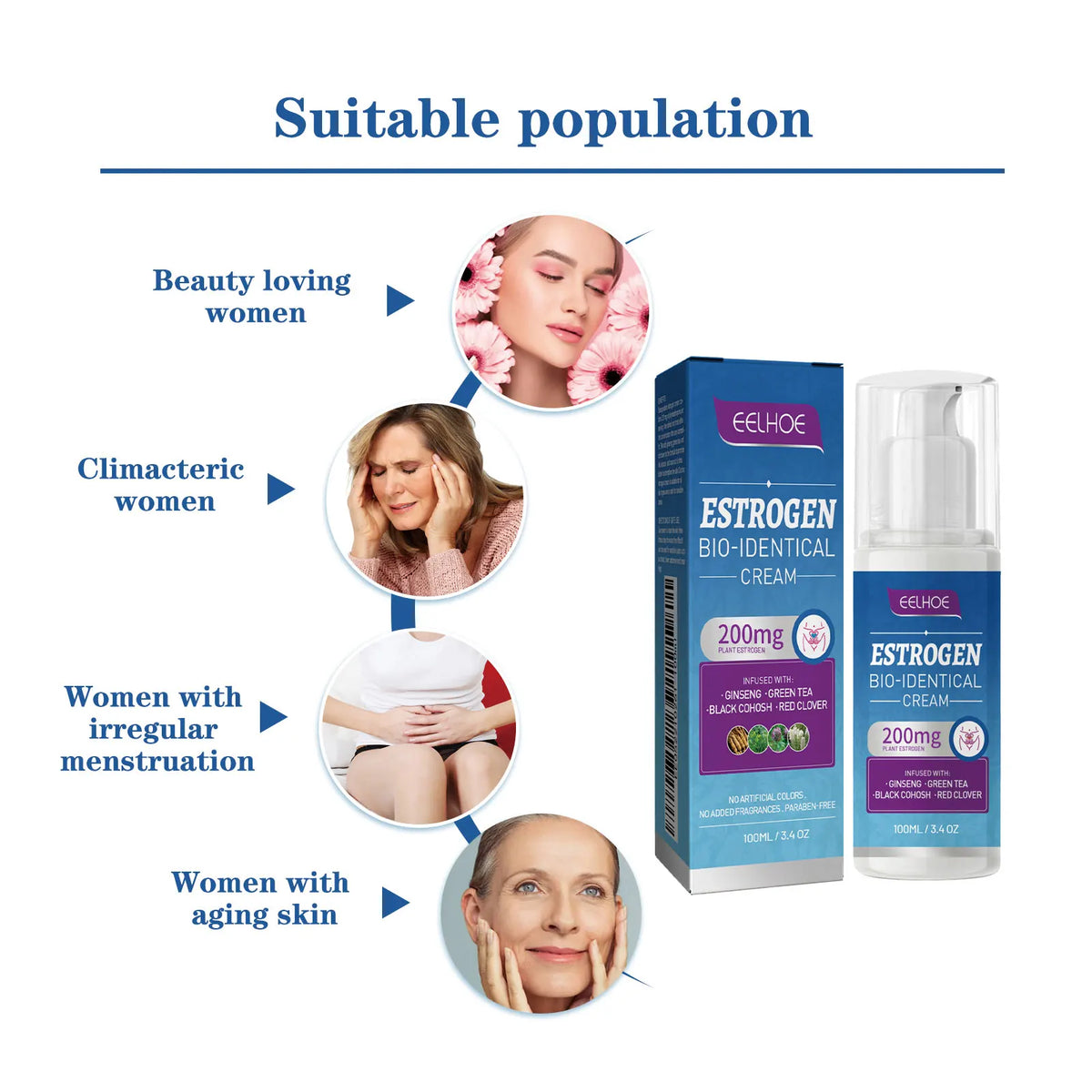 100ml Natural Herbal Moisturizing Body Lotion for Women