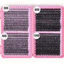 800PCS DIY Lash Cluster Extension Kit with Bond, Seal, and Tweezers