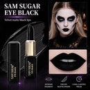 3-Piece Halloween Gothic Makeup Set with White Foundation, Highlighter, and Black Face Paint