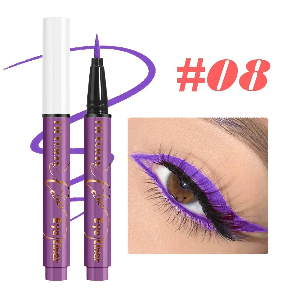 UV Fluorescent Glow Liquid Eyeliner and Neon Face Paint Pen
