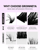 Cat Eye DIY Lash Extension Kit with Bond, Seal, and Tweezers
