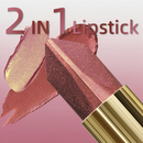 4-Piece Glitter Metallic Two-Tone Matte Pearlescent Lipstick Set