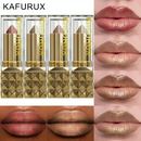 4-Piece Glitter Metallic Two-Tone Matte Pearlescent Lipstick Set